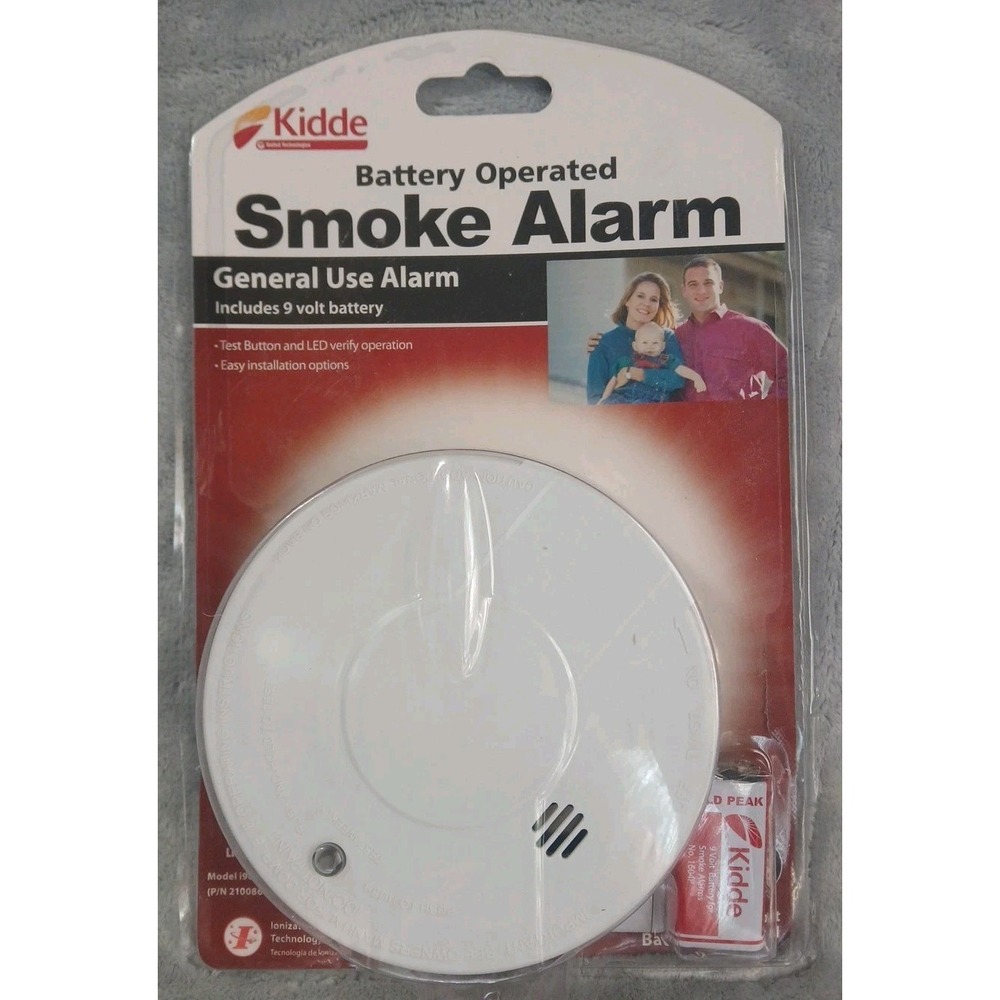 Kidde Battery Operated Smoke Alarm General Use Model# i9030‎ White READ